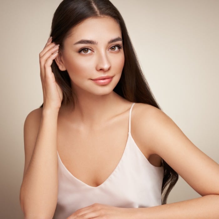 a woman posing for a picture